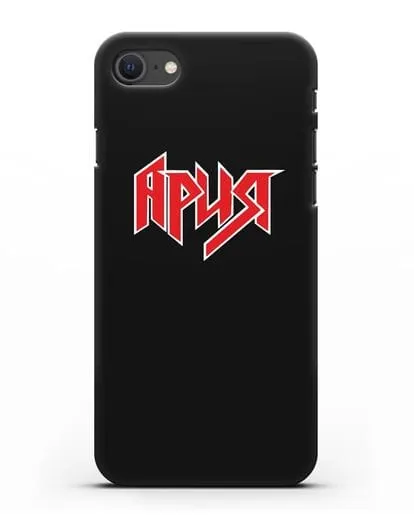 Чехол с логотипом Ария силиконовый для iPhone SE 2020