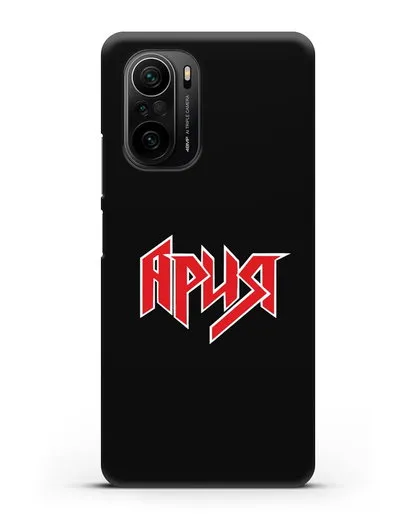 Чехол с логотипом Ария силиконовый для Xiaomi Poco F3 Pro