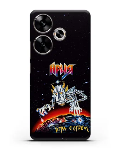 Чехол Ария с изображением альбома Игра с огнём силиконовый для Xiaomi Poco F6