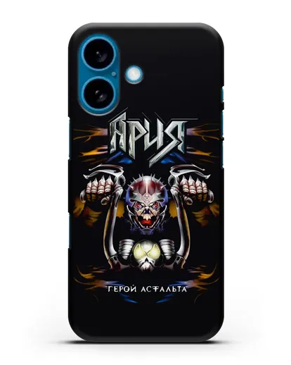 Чехол Ария с изображением альбома Герой асфальта силиконовый для iPhone 16
