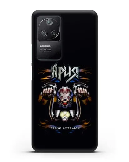 Чехол Ария с изображением альбома Герой асфальта силиконовый для Xiaomi Poco F4