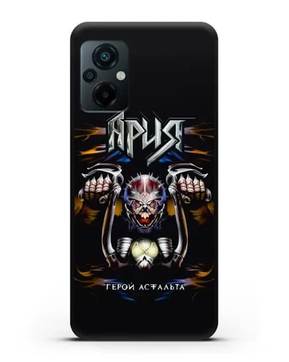 Чехол Ария с изображением альбома Герой асфальта силиконовый для Xiaomi Poco M5