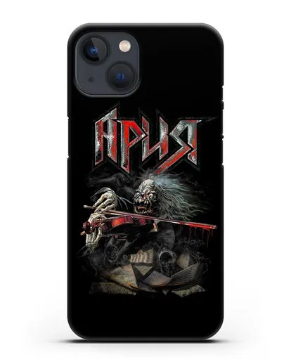 Чехол с иллюстрацией группы Ария силиконовый для iPhone 13