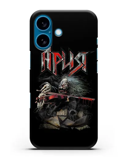 Чехол с иллюстрацией группы Ария силиконовый для iPhone 16