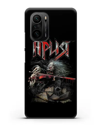 Чехол с иллюстрацией группы Ария силиконовый для Xiaomi Poco F3 Pro