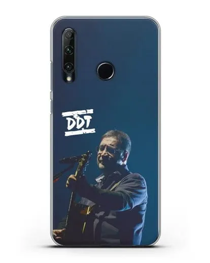 Чехол с логотипом ДДТ и фотографией Юрия Шевчука силиконовый для Honor 20e