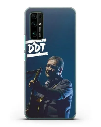 Чехол с логотипом ДДТ и фотографией Юрия Шевчука силиконовый для Honor 30