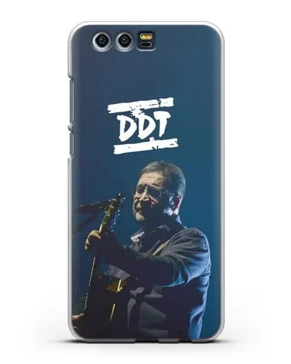 Чехол с логотипом ДДТ и фотографией Юрия Шевчука силиконовый для Honor 9