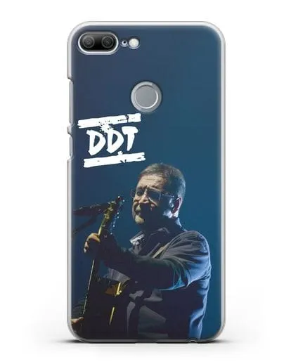 Чехол с логотипом ДДТ и фотографией Юрия Шевчука силиконовый для Honor 9 Lite