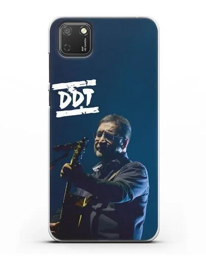 Чехол с логотипом ДДТ и фотографией Юрия Шевчука силиконовый для Honor 9S