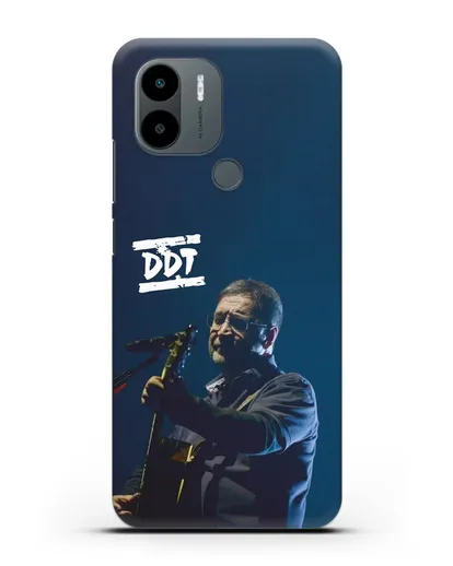 Чехол с логотипом ДДТ и фотографией Юрия Шевчука силиконовый для Xiaomi Poco C51