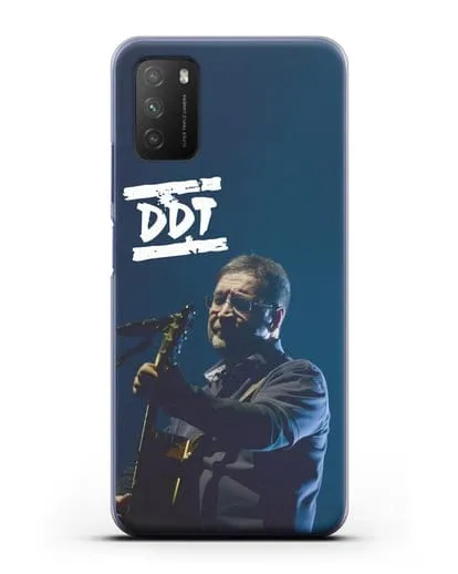 Чехол с логотипом ДДТ и фотографией Юрия Шевчука силиконовый для Xiaomi Poco M3