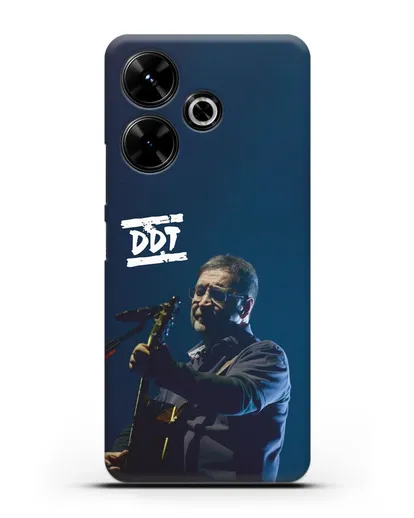 Чехол с логотипом ДДТ и фотографией Юрия Шевчука силиконовый для Xiaomi Poco M6