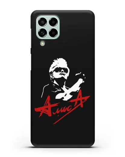 Чехол Алиса с фотографией Кинчев силиконовый для Samsung Galaxy M53 [SM-M536]