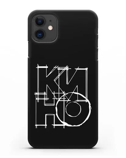 Чехол с символикой Кино силиконовый для iPhone 11