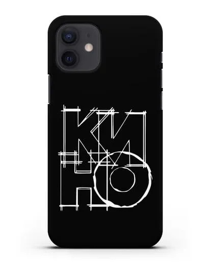 Чехол с символикой Кино силиконовый для iPhone 12