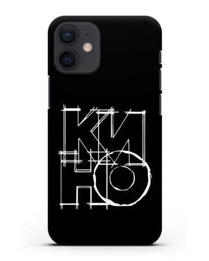 Чехол с символикой Кино силиконовый для iPhone 12 mini