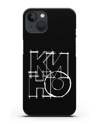 Чехол с символикой Кино силиконовый для iPhone 13