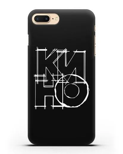 Чехол с символикой Кино силиконовый для iPhone 8 Plus