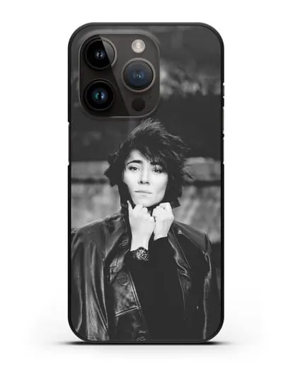 Чехол с фотографией Земфиры силиконовый для iPhone 14 Pro