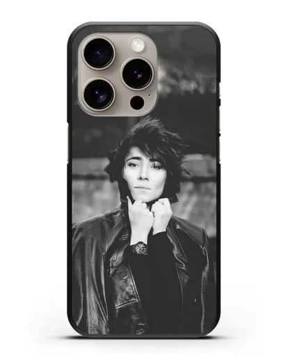 Чехол с фотографией Земфиры силиконовый для iPhone 15 Pro