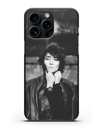 Чехол с фотографией Земфиры силиконовый для iPhone 15 Pro Max