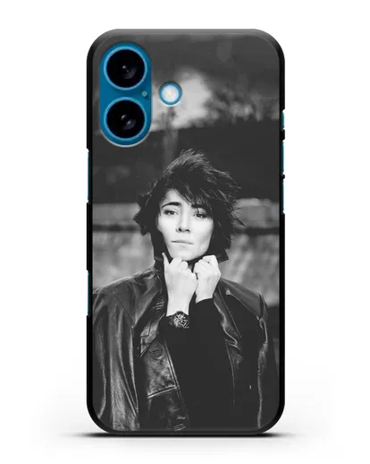 Чехол с фотографией Земфиры силиконовый для iPhone 16