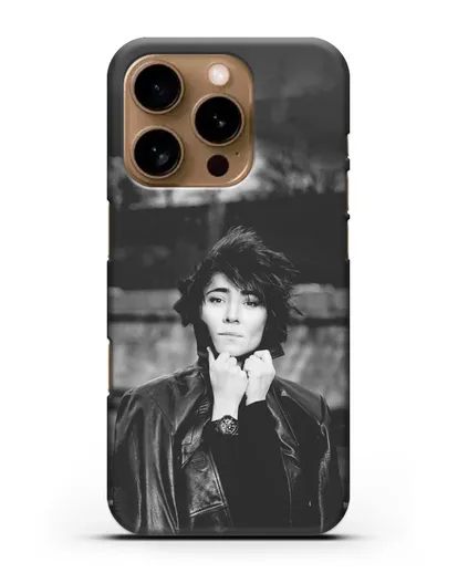 Чехол с фотографией Земфиры силиконовый для iPhone 16 Pro