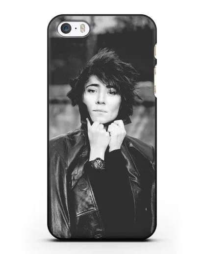 Чехол с фотографией Земфиры силиконовый для iPhone 5/5s/SE