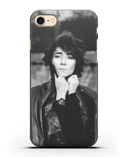 Чехол с фотографией Земфиры силиконовый для iPhone 7