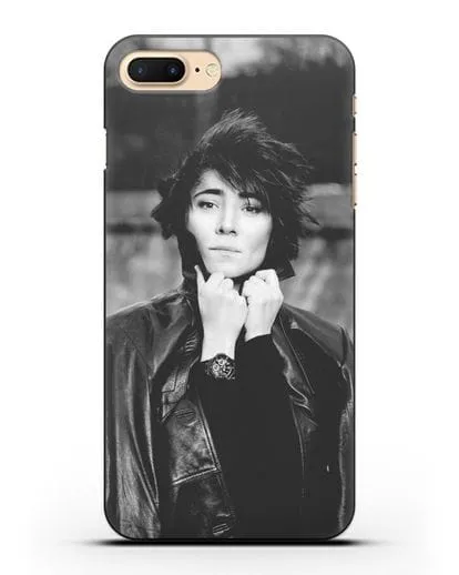 Чехол с фотографией Земфиры силиконовый для iPhone 8 Plus