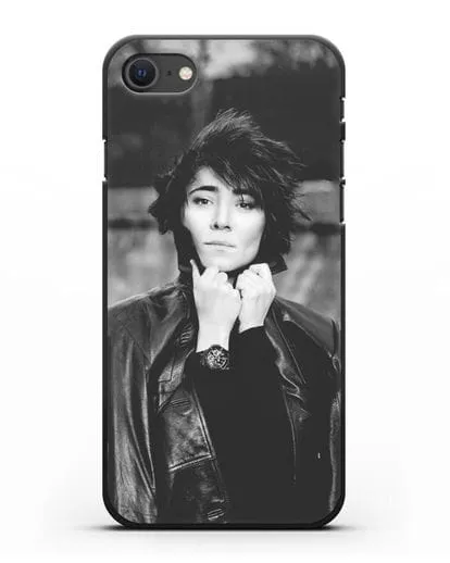 Чехол с фотографией Земфиры силиконовый для iPhone SE 2020