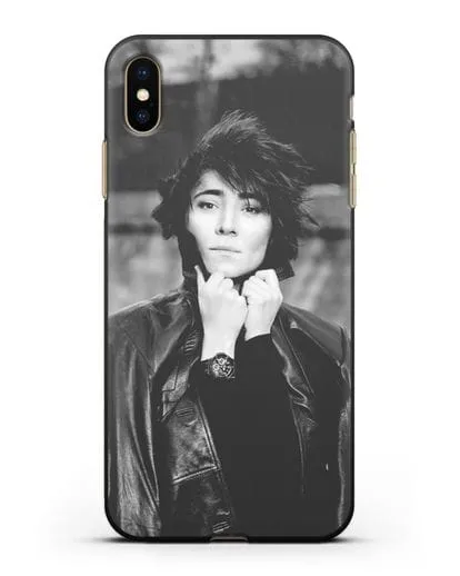 Чехол с фотографией Земфиры силиконовый для iPhone XS Max