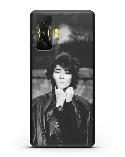 Чехол с фотографией Земфиры силиконовый для Xiaomi Poco F4 GT