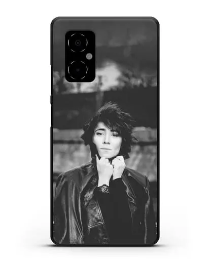 Чехол с фотографией Земфиры силиконовый для Xiaomi Poco M4 5G