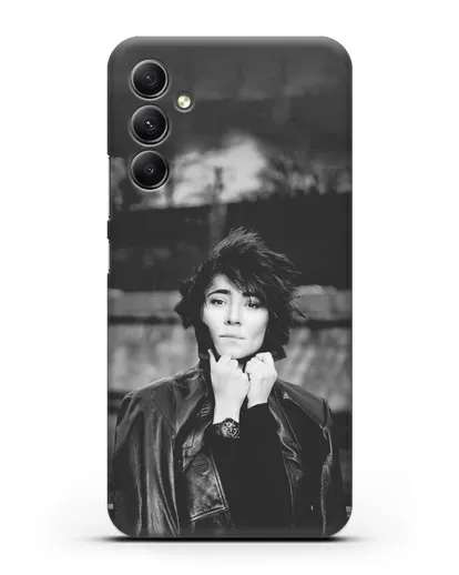 Чехол с фотографией Земфиры силиконовый для Samsung Galaxy A34 [SM-A346]