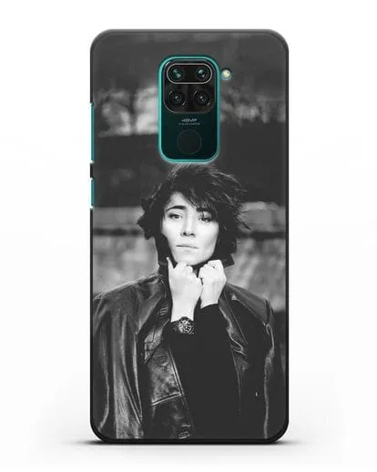 Чехол с фотографией Земфиры силиконовый для Xiaomi Redmi Note 9