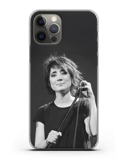 Чехол с изображением Земфира силиконовый для iPhone 12 Pro