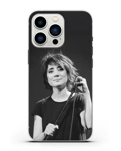 Чехол с изображением Земфира силиконовый для iPhone 13 Pro