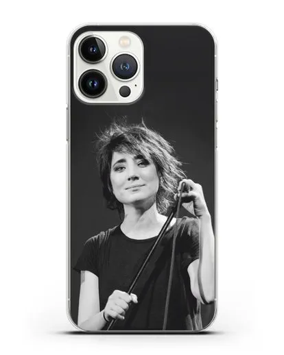 Чехол с изображением Земфира силиконовый для iPhone 13 Pro Max