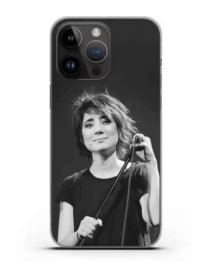 Чехол с изображением Земфира силиконовый для iPhone 14 Pro Max