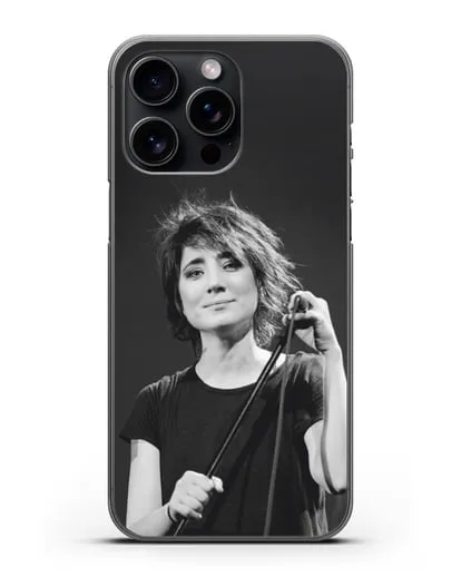 Чехол с изображением Земфира силиконовый для iPhone 15 Pro Max