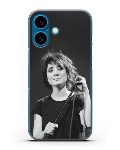 Чехол с изображением Земфира силиконовый для iPhone 16