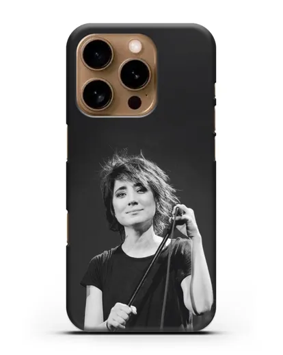 Чехол с изображением Земфира силиконовый для iPhone 16 Pro