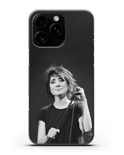 Чехол с изображением Земфира силиконовый для iPhone 16 Pro Max