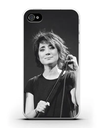 Чехол с изображением Земфира силиконовый для iPhone 4/4s