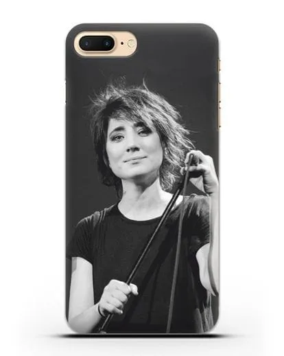 Чехол с изображением Земфира силиконовый для iPhone 8 Plus