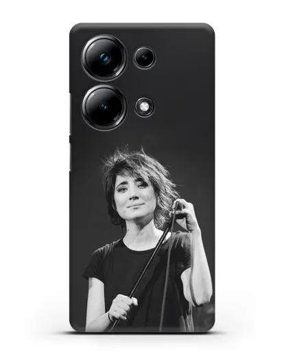 Чехол с изображением Земфира силиконовый для Xiaomi Poco M6 Pro