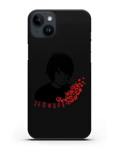 Чехол с картинкой Земфира силиконовый для iPhone 14 Plus