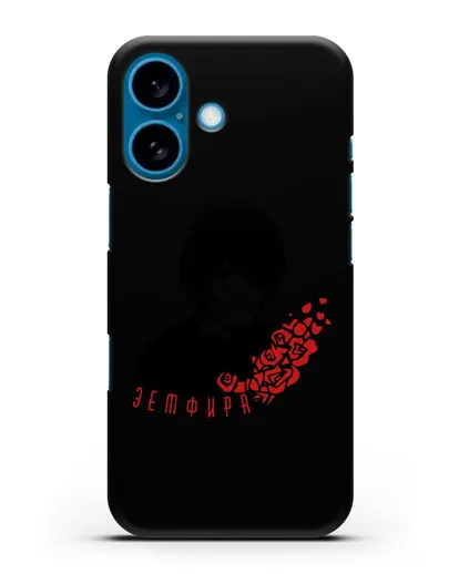 Чехол с картинкой Земфира силиконовый для iPhone 16